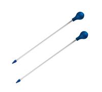 VALICLUD 2pcs Silicone Glass Coral Feeder Tubes Fish Tank Feeding Tool Easy to Carry Convenient to Use Blue Aquarium Fish Use for Reef and Aquatic Animals