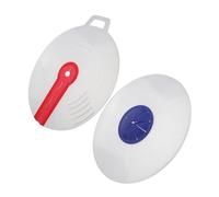 VALICLUD 2pcs Silicone Mixer Splatter Guard for Kitchen Use Egg Bowl Cover with Anti-Spatter Lid Multipurpose Splash Screen for Whipping Cream Kneading Dough and Electric Mixer Protection