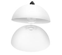 VALICLUD 2pcs Simple Style Plastic Ceiling Lampshade Wear Resistant Light Shade Cover for Indoor Use Bedrooms Living Rooms Offices and More