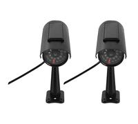VALICLUD 2pcs Simulation Monitoring Security Fake Security Camera Dummy Cctv for Home Outdoor Indoor Shop Office Garage Fakes for Discreet