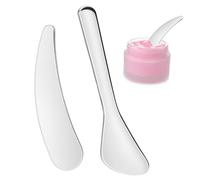 VALICLUD 2pcs Skincare Spoon Facial for Eye Cream Lip Balm with Comfortable Handle Reusable Scoop for Precise Application and Travel-friendly Compact Design