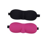 VALICLUD 2pcs Sleeping Eye Mask Breathable Adjustable Eyeshade Blackout Shading Eyepatch for Men Women for Sleeping in Plane Home