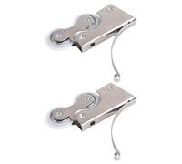 VALICLUD 2Pcs Sliding Door Rollers Replacement Wheels for Wardrobe Closet Sliding Doors 608 Cam Silent Smooth Operation Hardware