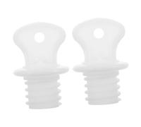 VALICLUD 2Pcs Small Plastic Hot Water Bottle Stoppers Sealing Caps Replacement Leakproof Stopper for Portable Hot Water Bags Easy to Use Design