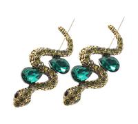 VALICLUD 2pcs Snake Brooch Pin: Bling Rhinestone Animals Badge - Snake Brooches Pin For Clothing Decoration Sweater Hat Accessories