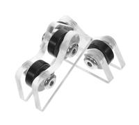 VALICLUD 2pcs Snooker and Nineball Cue Straightness Calibrator Lightweight Acrylic Ferris Wheel Design Precise Measurement Tool for Home and Tournament Use