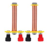 VALICLUD 2pcs Solenoid Coil T Shaped Coil Copper Plastic Electromagnetic Force Generator Suitable for Repeated Classroom Use Physics Teaching Physical Experimental Equipment for Students