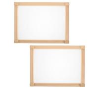 VALICLUD 2pcs Stackable Food Dryer Net Rectangular Frame Herb Drying Rack with Fine Mesh Ventilated Tray for Flowers Fruits Vegetables Tea Leaves and Traditional Chinese Medicine