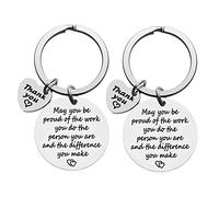 VALICLUD 2pcs Stainless Steel Key for Retirement Thoughtful Colleague Present for Women Unique Keepsake for Friends Suitable for Various Professions