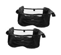 VALICLUD 2pcs Stroller Organizer Bag Mesh Cargo Net Storage Bag Underseat Basket for Carrying Diapers Toys Snacks Trolley