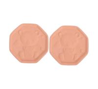 VALICLUD 2pcs Terracotta Brown Sugar Softener Discs Reusable Saver for Food Storage Containers Kitchen Use Keeps Brown Sugar Soft Fresh