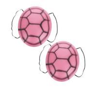 VALICLUD 2pcs Toddler Turtle Costume: Eva Turtle Shell Toy Pretend Play Backpack Cosplay Props For Christmas Halloween Party Dress Up Accessories Pink
