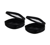 VALICLUD 2pcs Travel Toiletry Bag Makeup Travel Bag Pouch Zip Versatile for Cosmetics Contacts