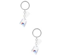 VALICLUD 2pcs Tropical Fish Keychain Hand Bag for Bag Hanging Decoration Key Holder Car Keys Keychain Pendant Key Chain Keychain Bag Charm Key Chain Girl Tote Resin Blue