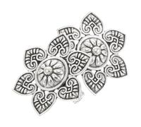 VALICLUD 2Pcs Vintage Flower Shawl Brooch Clips for Women, Cardigan and Sweater Collar Pins, Retro Floral Scarf Clips for Clothing Decoration