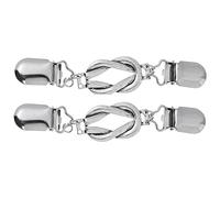 VALICLUD 2Pcs Vintage Sweater Clips Retro Shawl Buckles Decorative Cardigan Clips for Women Elegant Collar Pin for Scarf Cape and Dress Secure Fit to Prevent Exposure