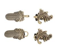 VALICLUD 2pcs Vintage Sweater Shawl Clips Elegant Cardigan Brooch Pins for Women Retro Floral Design Practical Scarf and Dress Fasteners Easy to Use Clothing Accessories