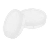 VALICLUD 2pcs Wafer Sample Storage Case for 2 Inch Silicon and Gaas Wafers with Secure Fit Design and Robust Clasp Mechanism for Cleanroom Storage