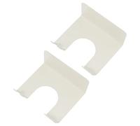 VALICLUD 2Pcs Wall Mounted Hair Dryer Rack Self Adhesive Holder for Bathroom Bedroom and Barbershop Space Saving Hair Dryer Storage