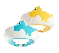 VALICLUD 2Pcs Waterproof Bath Hat for, Shower Cap Ear Protection, Hair Washing Shield for Boys and, Bathing Accessory