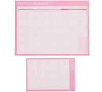 VALICLUD 2pcs Weekly Notebook Daily Planner Notepad 8.3x5.8 Inch Plenty of Room for Notes Easy to Write on Pink Paper Notepad for Office and Classroom Staff and Boss