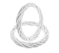 VALICLUD 2Pcs White Vine Wreaths 30Cm Handmade Rattan Floral Hoop Rings for Christmas Door Decoration, Artificial Silk Flower Garland Frames for Seasonal Home and Wedding Decor