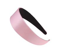 VALICLUD 2Pcs Wide-Edge Satin Headbands for Women Stylish Headband Solid Color for Everyday and Special Events