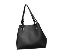 VALICLUD 2PCS Women Handbag Set Large Capacity PU Crossbody Bag with Handle Practical Daily Use Shoulder Bags for Ladies Black