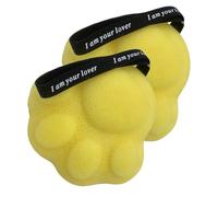 VALICLUD 2Pcs XL Honeycomb Back Scrub Brush Lovely Shower Body Applicator for Gentle Skin Exfoliation Deep Cleansing Soft Sponge for Reach Areas