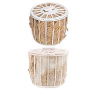 VALICLUD 2set Natural Jute Bird Nesting Material for Parrots Lovebirds Reusable Jute Nesting Material Outdoor Wild Breeding Style