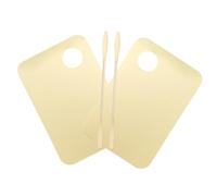 VALICLUD 2set Portable Makeup Foundation Plate Mixing Acrylic Palette Spatula Cosmetic Plate Makeup Tools for Mixing Tray Nail Coloring Tool