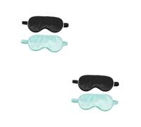 VALICLUD 2sets 2pcs Comfortable Sleeping Eye Masks Supple Blindfolds for Complete Light Blockage Breathable Travel Eye Covers for Home Travel and Relaxation 2pcs*2