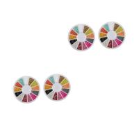 VALICLUD 2sets Delicate Caviar Beads for Nail Art Colors Non Fading DIY Nail Beads Creative Glitter for Festivals Weddings and Parties 2box*2