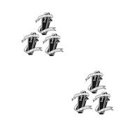 VALICLUD 2sets Punk Brooch Creative Coffin Zombies Breastpin Retro Alloy Badge for Men Women Unique Oil Drip Design for Casual Formal Occasions for Friends Family 3pcs*2