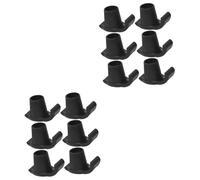 VALICLUD 2sets Skid Walker Ski Glides Durable Sliders for Enhanced Stability Balance Easy to Install Walker Feet Accessories for Smooth Movement Any Surface 6pcs*2