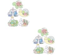 VALICLUD 2sets Snail Flower Brooch Pins for Women Teens Cute Animal Plant Designs for Jackets Bags Hats Backpacks Creative Fashion Accessories 5pcs*2