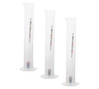 VALICLUD 3-in-1 Alcohol Hydrometer Wine Tool with 3 Sets Measuring Fermentation Liquid Density and Whiteness, Glass and Plastic Material for Home Brewing and Wine Making