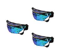 VALICLUD 3 Pieces Fanny And & Sequins Girls Mermaid For Sports Bag Anti-Black Chest Sequin Bags Shoulder Belt Bag Wraps Glitter Green Fashion Bags