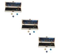 VALICLUD 3 Sets Solar System Planet Model Educational Statues Decorative Nine Planets for Desk for Home Decor Collectors for Astronomy Enthusiasts