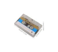 VALICLUD 30-Minute Blank Audio Cassette Tape for Recording 4-Pack Hard Case Vintage Style for DIY Projects and Special Occasions