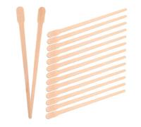 VALICLUD 300 Pcs Nose Wax Applicator Sticks Gentle Spatulas for Eyebrow Facial Hair Removal Portable Bag for Easy Organization Travel for Sensitive Skin Care