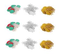 VALICLUD 300pcs Christmas Snowflake Confetti Red Green Gold Silver Glitter Sprinkles for Holiday Table Decorations Festive Winter Party Scatter for Xmas and Year Celebrations
