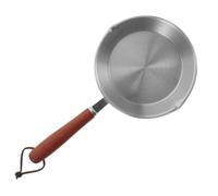 VALICLUD 304 Stainless Steel Mini Frying Pan 14cm Nonstick Skillet for Eggs and Pancakes Induction Compatible Small Kitchen Cookware