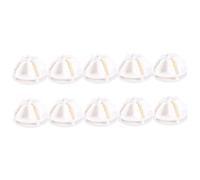 VALICLUD 30Pcs Abs Plastic Closet Wire Cube Connectors Buckle for Modular Storage Cabinets DIY Assembly Cabinet Connector Clips White