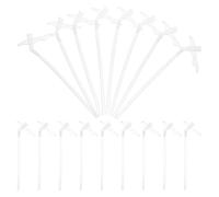 VALICLUD 30Pcs Disposable Expanding Foam Nozzle Tips 7.3" Spray Tube Length for DIY Gap Filling, Caulking, and Insulation Repair