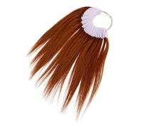 VALICLUD 30pcs Hair Coloring Chart Human Hair Sample for Dying Training Testing Kit Salon Supplies