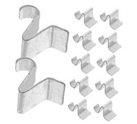 VALICLUD 30pcs Metal Cabinet Shelf Clips Fit with Scratch-Resistant Finish Enhanced Load Support Easy Installation Shelf Brackets for Kitchen Medicine Cabinets Bookcase Dividers Organizer