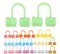 VALICLUD 30Pcs Straw Tip Covers Reusable Elastic Straw Caps Dustproof Plugs Multi-Color for Parties Picnics Family Use Easy Installation and Secure Fit