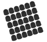 VALICLUD 30pcs Stylus Rubber Tips Stylus Pen Tip Cover Silicone Suction Cup Design Precision Touch Black Replacement for Touch Screen Devices Pens