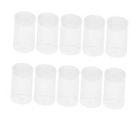 VALICLUD 30Pcs Transparent Plastic Film Canisters Camera Reel Storage Containers Small Empty Organizer Bottles for Craft Supplies and Small Accessories